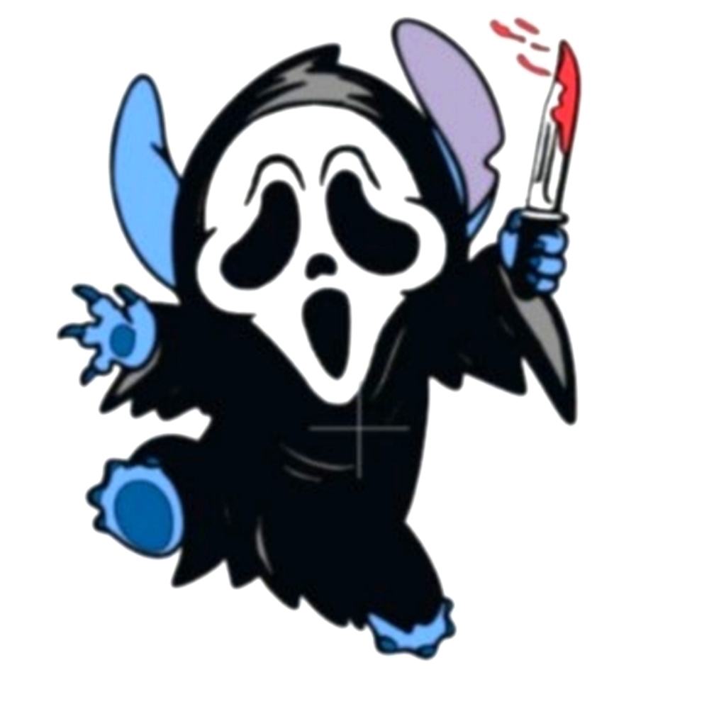 Ghost Face Little Monster Decal